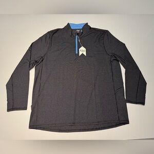 1764 Signature Shirt Mens XXL Gray 1/4 Zip Pullover Golf Performance Wicking NEW